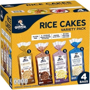 Quaker Rice Cakes, Variety Pack, 4 pk. - Picture 1 of 6