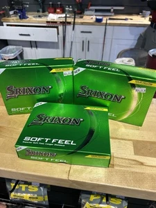 srixon soft feel yellow 3 pack golf balls - Picture 1 of 3