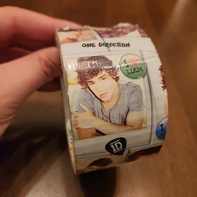 1D One Direction Duct Tape Roll duck brand PARTIAL ROLL - Image 1 of 4
