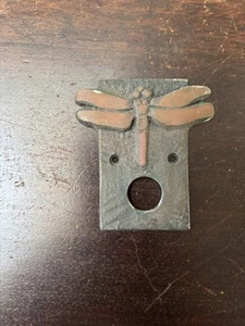RARE PAUL STRAUCH STUDIO METAL DRAGONFLY DOORBELL COVER - Picture 1 of 2