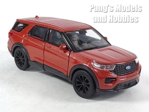 4.75 Inch 2023 Ford Explorer 1/42 Scale Diecast Model by Welly - RED - Picture 1 of 10