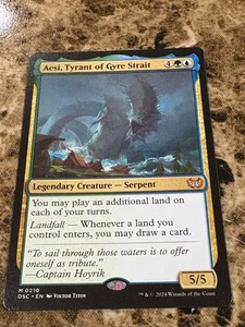 AESI, TYRANT OF GYRE STRAIT Magic MTG Commander Duskmourn - Picture 1 of 2