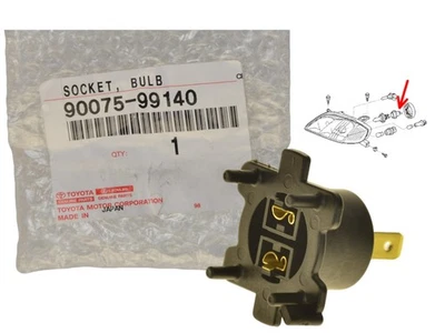 Halogen Scheinwerfer Lampenfassung Halter H7 90075-99140 für Toyota Celica Lexus - Bild 1 von 4