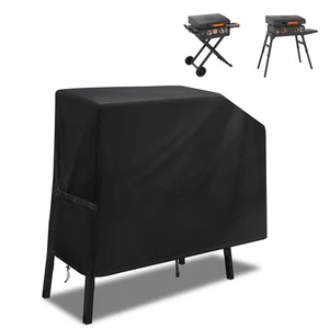 Cubierta de parrilla de plancha para Blackstone 22 pulgadas y 17 pulgadas con campana y soporte, con... - Imagen 1 de 7
