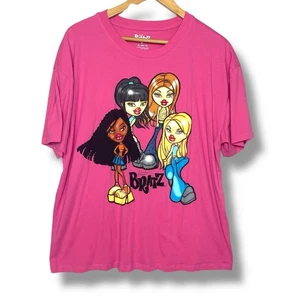 T-shirt Bratz Dolls rosa grafica Y2K anni 2000 retrò - Foto 1 di 5