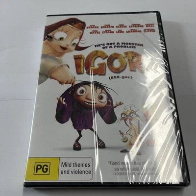 Igor (DVD, 2008) PAL Region 4 (John Cusack, Steve Buscemi, John Cleese) SEALED - image 1 of 2
