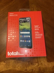 Nokia C110 Smartphone - 32 GB Cell Phone (Total By Verizon) No Contract Sealed - Picture 1 of 4