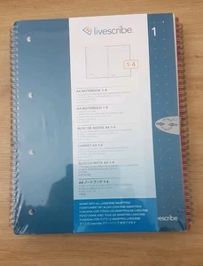Livescribe A4 notebooks 1-4 smartpen enabled digital dot paper + Dot Note Book - Picture 1 of 3