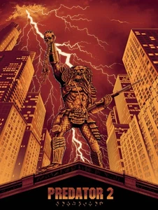 Predator 2 by Sam Mayle x/30 Movie Art Poster 24” x 18” - Picture 1 of 1