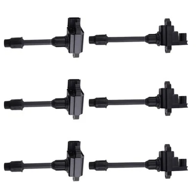 Conjunto de 6 bobinas de ignição para Infiniti I30 3.0L V6 1996-1999 Nissan Maxima - Imagem 1 de 4