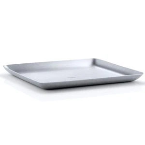 blomus Basic Tray, 17 x 20 cm, matt Brushed Stainless Steel, 17x20 cm 17x20 cm S - Picture 1 of 5