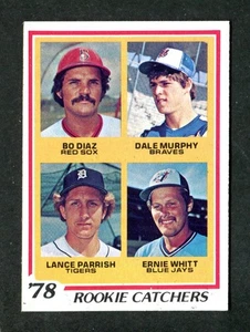 Dale Murphy Lance Parrish Rookie 1978 Topps MLB Baseball Card RC #708 SET BREAK - Picture 1 of 2