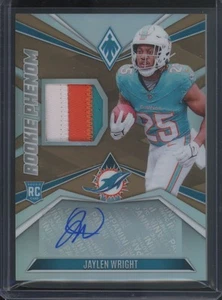 2024 Panini Phoenix Jaylen Wright #RPJA-JWT RC Rookie Phenom Patch Auto /33 - Picture 1 of 2