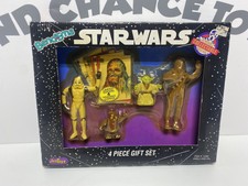 Star Wars Bend'Ems Return of the Jedi 1993 JusToys 4 Piece Trading Card Gift Set