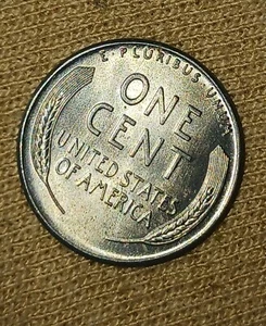 1943 penny mint state with broken die errors  - Picture 1 of 6