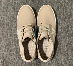 Scarpe sneakers uomo Toms Carlo 10015007 beige tela stringate lifestyle - Foto 1 di 5