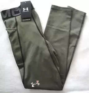 NWT $70 Men's UNDER ARMOUR InfraRed ColdGear COMPRESSION LEGGINGS Pants LARGE - Picture 1 of 8