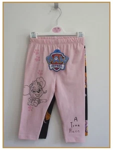 Baby Mädchen Paw Patrol Leggings 2er-Pack Skye Charakter Unterteil 12-24 Monate neu mit Etikett - Bild 1 von 8