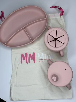 Juego de vajilla platos de alimentación para bebés plato, taza, taza de bocadillo, juego de vajilla para niños Foto 1 de 4