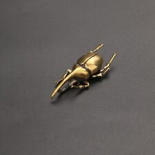 Handmade pure copper Beetle antique decorative collection ornaments