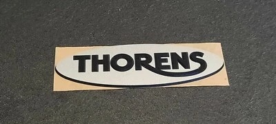 LOGO THORENS, RELIEF, PVC gris/noir - Photo 1/4