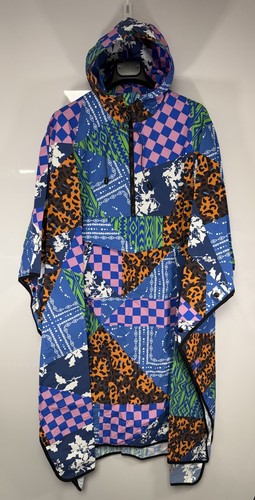 Poncho MARCELO BURLON nylon multicolore taglia media ORIGINALE #R