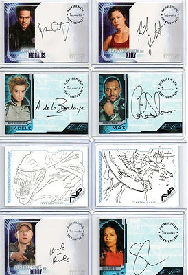 Alien Predator AVP Autogramm Skizze Kostüm und Hundeetikett Kartenauswahl Neuwertig  - Bild 1 von 4