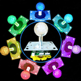 Arcade LED Illuminated Arcade Joystick 8-4 way with LED Multi-color switching