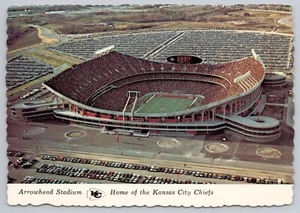 Arrowhead Stadium Kansas City Chiefs Kansas City MO Game in Progress Postcard - Picture 1 of 2