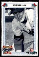 1990 TARGET DODGERS - #710 DICK SCHOFIELD LOS ANGELES DODGERS