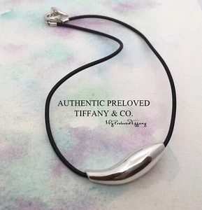 Excellent Authentic Tiffany & Co. Gehry Fish Toggle Choker Necklace Silver 15.5” - Bild 1 von 9