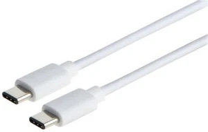 PRO SIGNAL - Câble USB 2.0 Type-C à USB Type-C, 3m Blanc - Photo 1/1