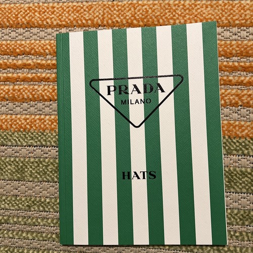 Rare 100% Authentic Prada Hats Catalogue look book 2022 Brand New