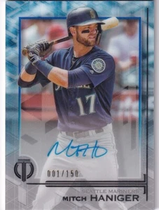 2018 Topps Tribute Autographs Blue #TAMH Mitch Haniger 1/150 - Picture 1 of 2