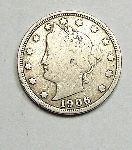 1906    Liberty  Head   V Nickel             *90712215 Cover