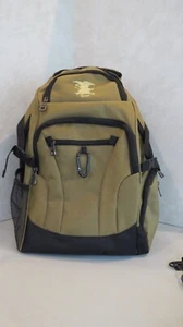 Adult Backpack Olive Green & Black with adjustable straps - Picture 1 of 23