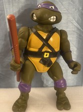 Giant Donatello Don Teenage Mutant Ninja Turtles 1989 TMNT 13" w/ Original Staff