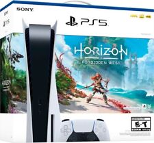 Sony - PS5 - Blu-Ray Edition Console - Horizon Forbidden West Bundle - White