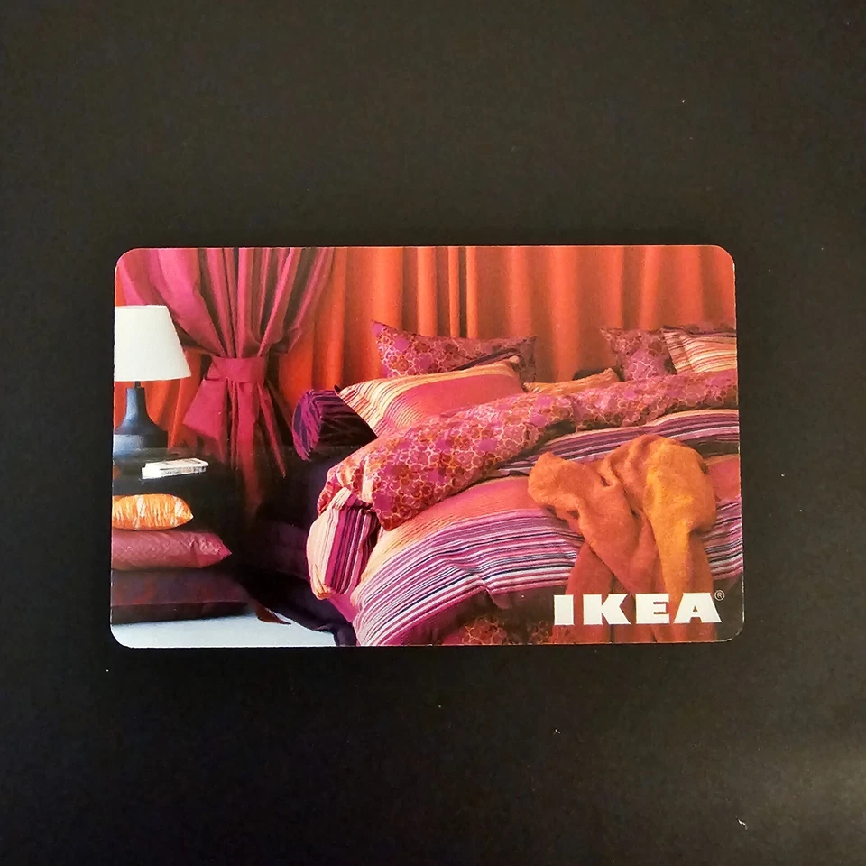IKEA Red Fall Bedroom NEW COLLECTIBLE GIFT CARD $0 #6275 - Image 1 of 1