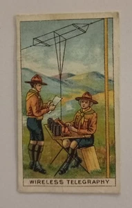 Pascal Boy Scouts Wireless Telegraphy Trade Card - Picture 1 of 2