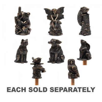 Jardinopia Official Licensed High Quality Antique Bronze Cane Stake Topper - Image 1 of 3