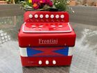 Mini accordéon enfants - rouge - badge Frontini