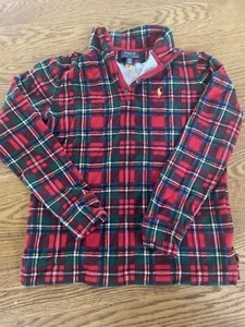 Polo Ralph Lauren Boys Fleece 1/4 Zip Sweater Size LARGE 14-16 - Picture 1 of 5