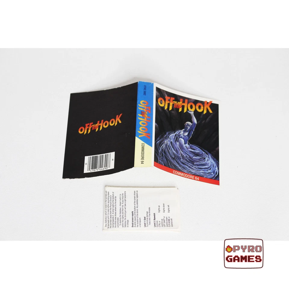Off The Hook - Inlay & Instructions (No Game) - Commodore 64/128 - Image 1 of 1