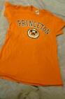 Authentic Princeton University T-shirt Bright 100% Orange Cotton knit, unisex S