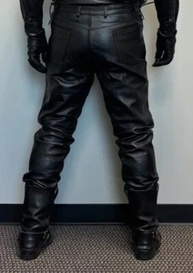 Men's Harley Davidson Black Leather Biker Harness Boots Size 12D - Picture 1 of 10