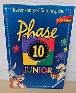 8268# Ravensburger, Phase 10 Junior, Kartenspiel, 2011, Neu - Bild 1 von 8