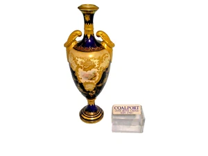 An Early 20th Century Coalport Twin Handled Baluster Pedestal Vase - Picture 1 of 12