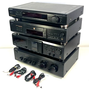Tested ✅ SONY HiFi System / TA-FE330R / TC-KE240 / CDP-XE530 / ST-SE520 Black - Bild 1 von 14