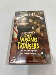 Wallace and Gromit The Wrong Trousers VHS - Picture 1 of 5